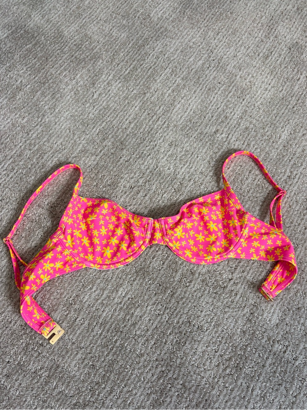 Kulani Kinis Berry Blush Ditzy Bra Bikini Top S